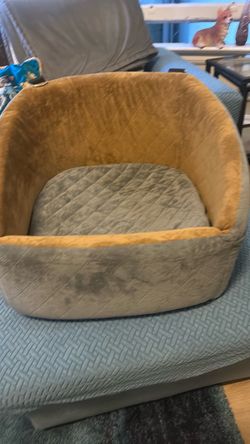 Pet Bed with Quilted Cushion and pet car seat