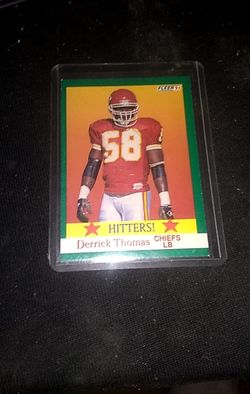 Derrick Thomas football card