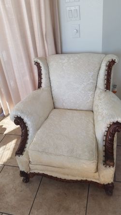 Antique chair and sofa