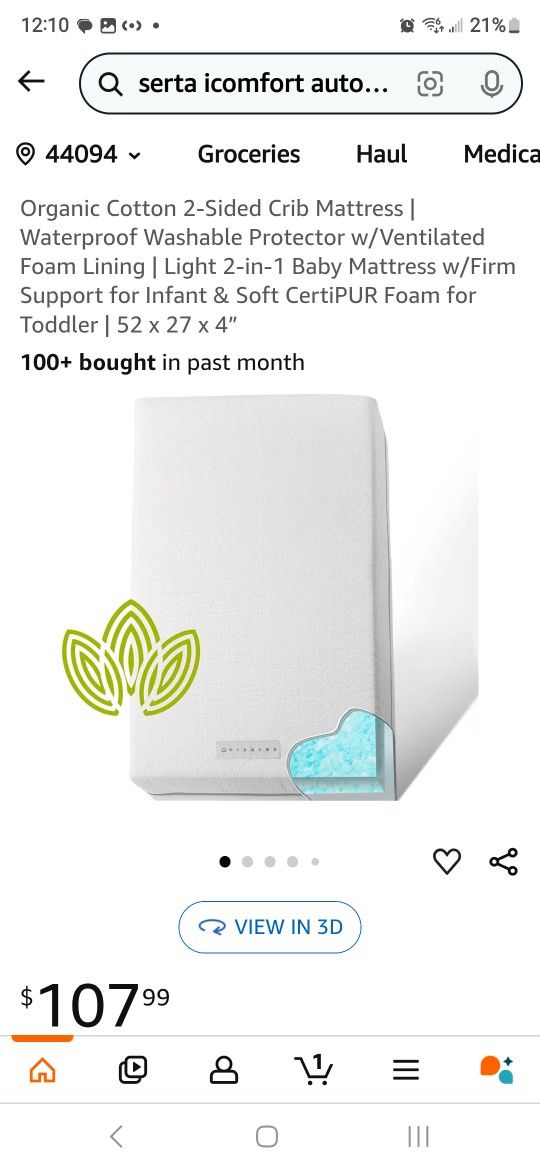 Baby Crib Mattress