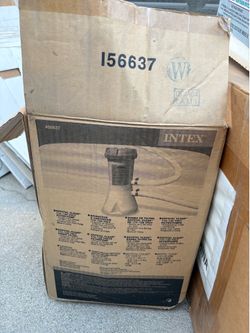 INTEX KRYSTAL CLEAR THE WET SET MODEL 02 POOL FILTER PUMP #58603
