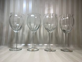 Ruby Pedestal Glasses. Copas Rojas De Cristal for Sale in Santa Ana, CA -  OfferUp