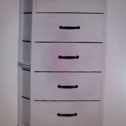 LYNCOHOME 5-Dresser Drawers (White)