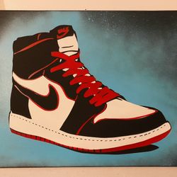 Sneaker heads 16”x20” On canvas 