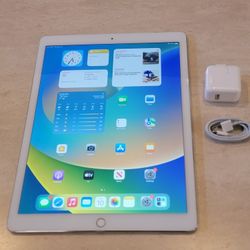Ipad Pro 12.9" With New Charger And Cable $199