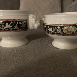 Villeroy and Boch Intarsia Chateau Collection Lion Head Bowl