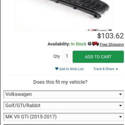 Genuine Lower Grill Mk7