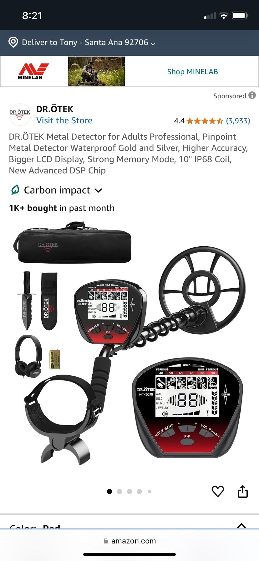 Brand New Professional Metal Detector For $90 