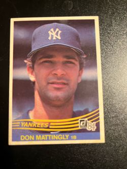 Baseball Cards for Sale - 84 Mattingly Donruss rookie( very clean)