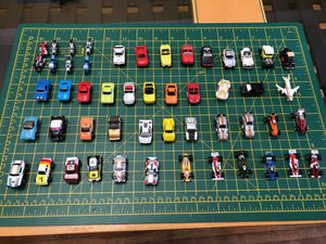 Photo Vintage 1980s Galoob Micro Machines Toys Cars / Motorcycles / Planes