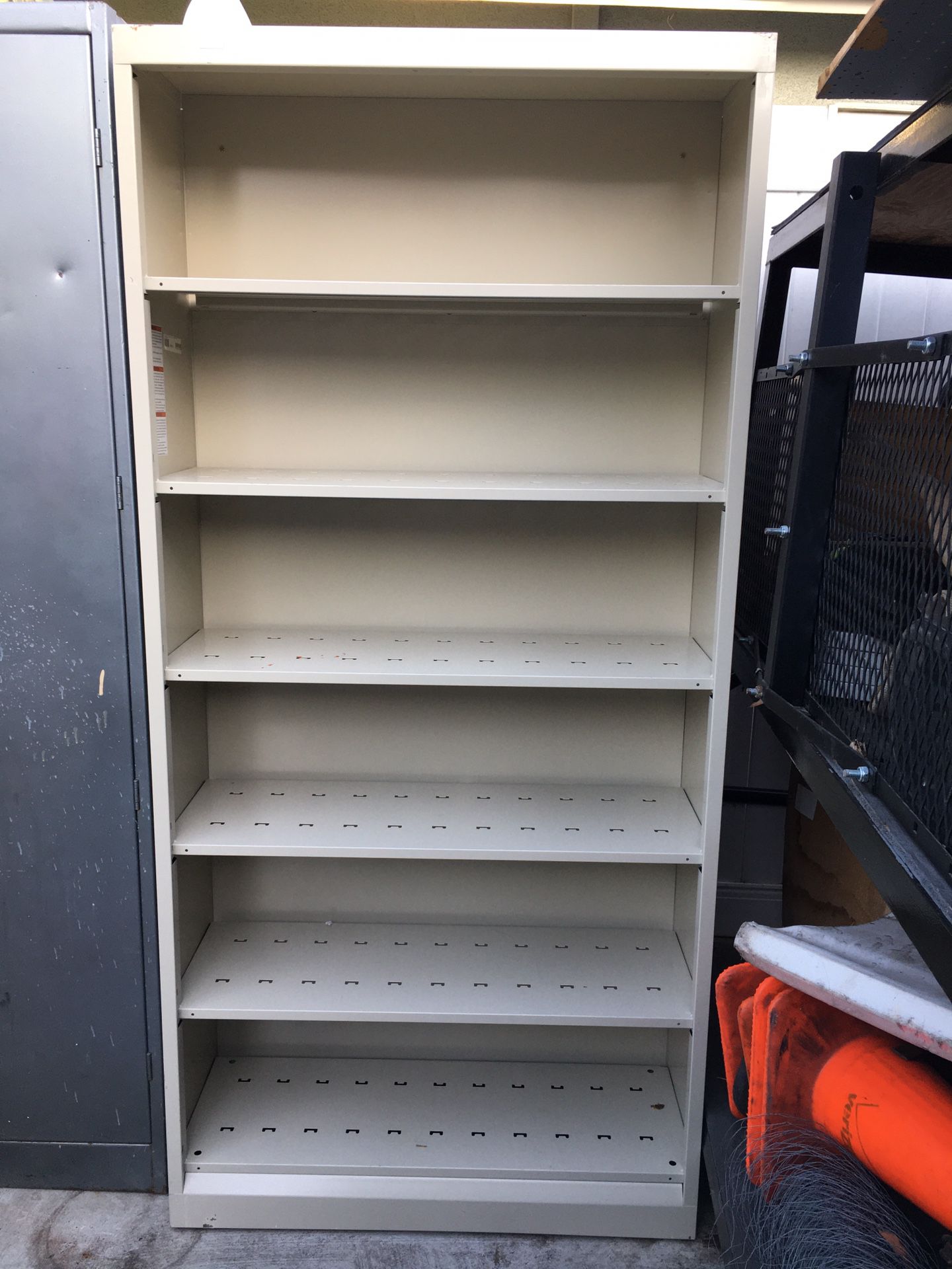 Metal Storage File Shelf Cabinet (SOLD ONE)