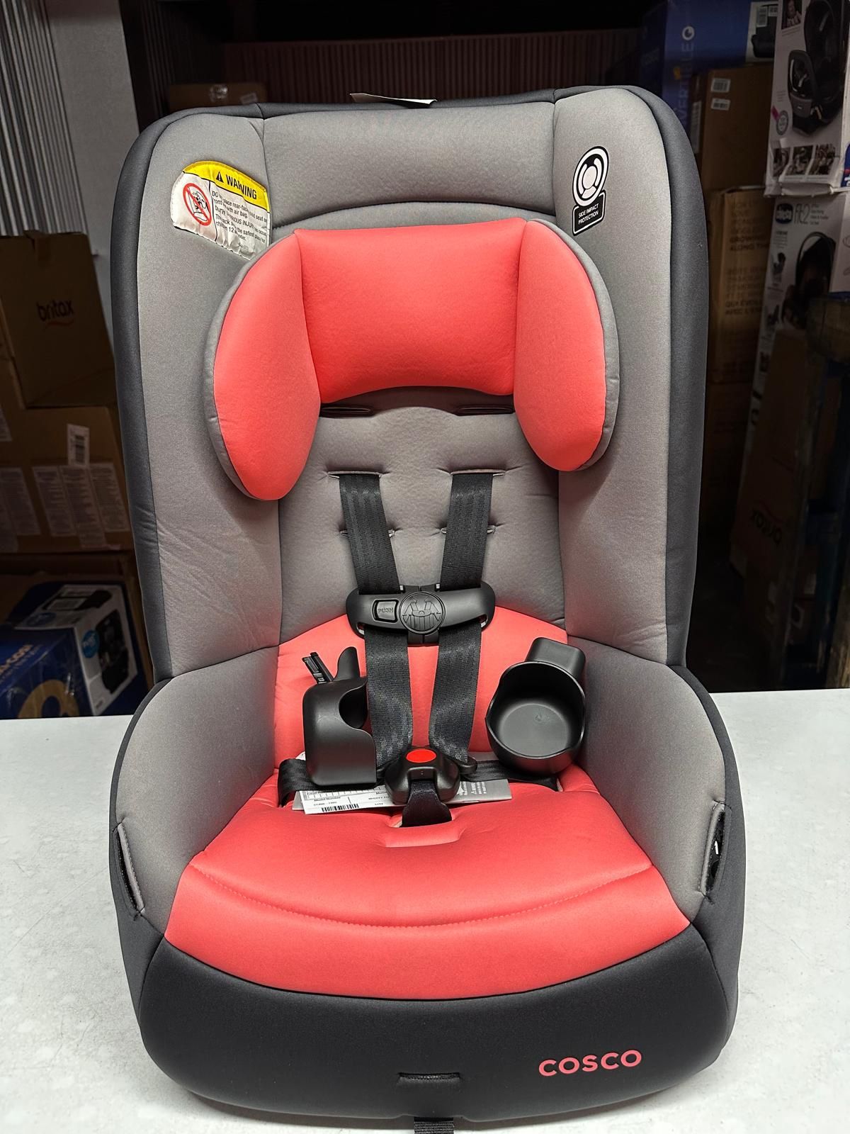 Cosco MightyFit LX Convertible Car Seat Rear Forward Facing Canyon