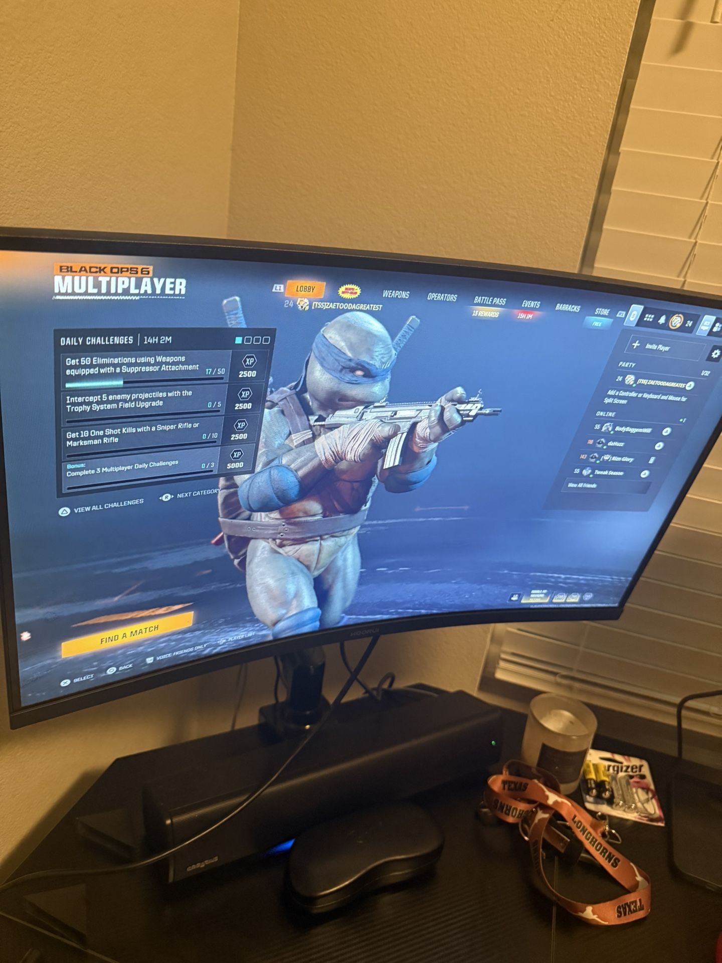 KOORUI 27 inch Curved Gaming Monitor, 180Hz