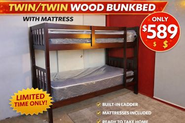 litera nueva twin twin incluye colchones