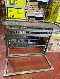 Mobile detail 3 piece van rack unpainted $1500 (Financing available) ready for pick up!
