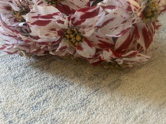 Artificial Poinsettia Flower Ball Decoration