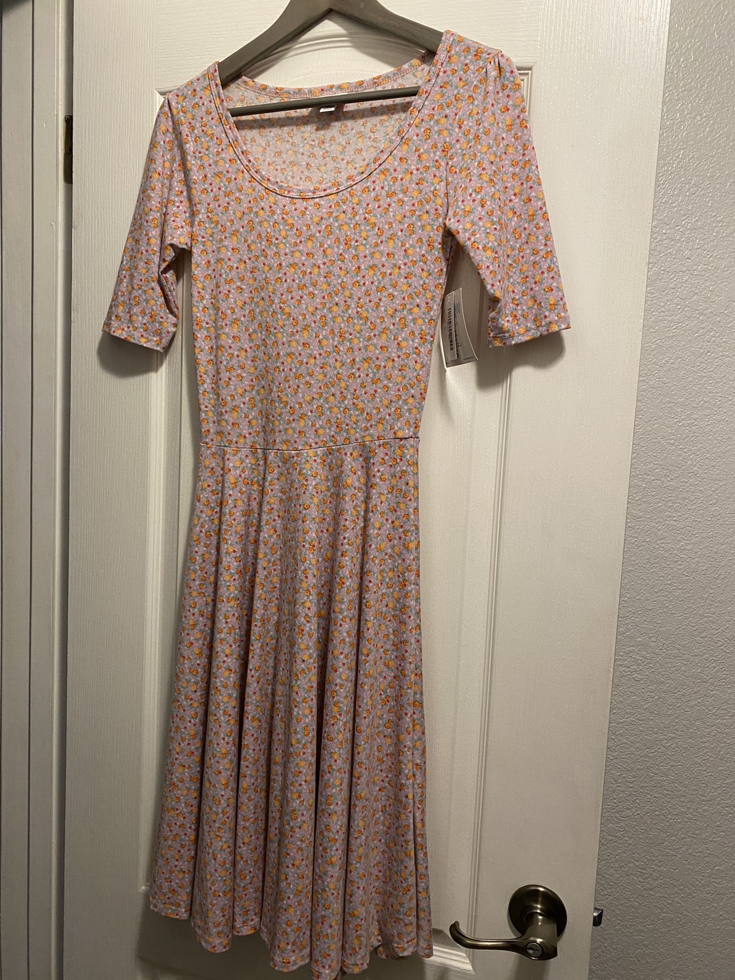 Lavender Floral LuLaRoe Dress Xs