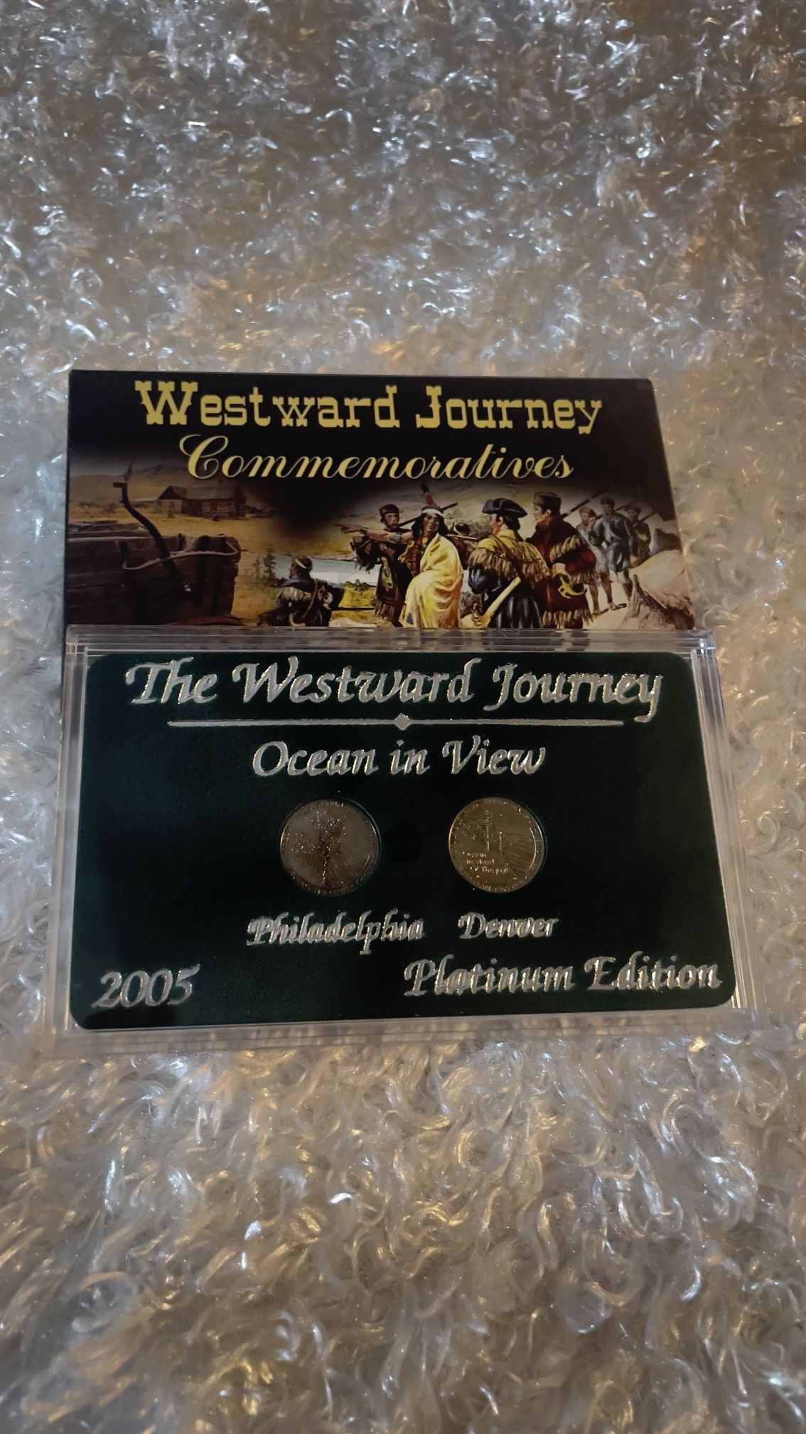 2005 Westward Journey Commemorative Nickel Set, "Ocean in View,"Platinum Edition