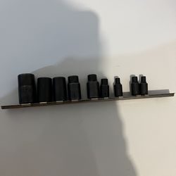 Mac Tools USA 1/4" & 3/8" Drive 9pc E4-E18 Inverted Star Socket Set