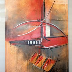 Set of 2 Canvas Paintings