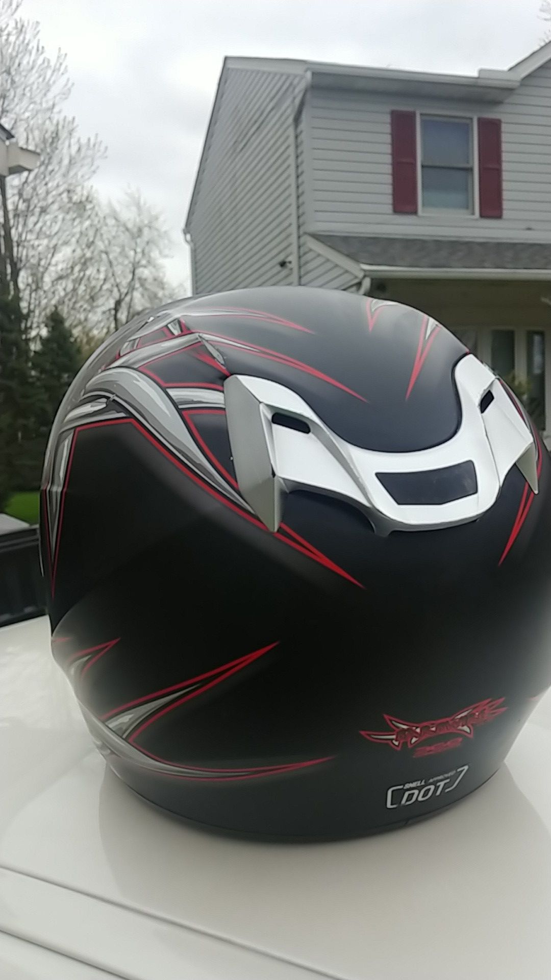 XL Snell Motorcycle Helmet