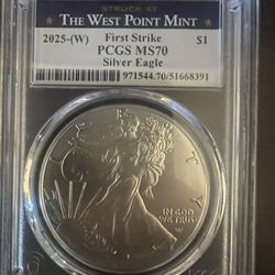 Ms 70 West Point Mint Perfect Grade Silver