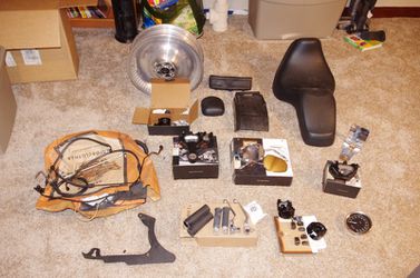 Harley Davidson parts for 2003 100th Anniversary Deuce.