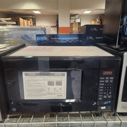 Ge 24 Inch Countertop Microwave Black With Child Safety Door Pin Opener 