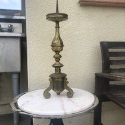 Antique Bronze Candle Holder