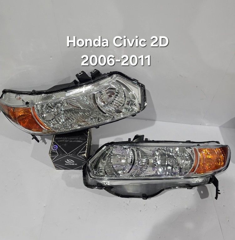 Honda Civic 2D 2006-2011 Headlights 