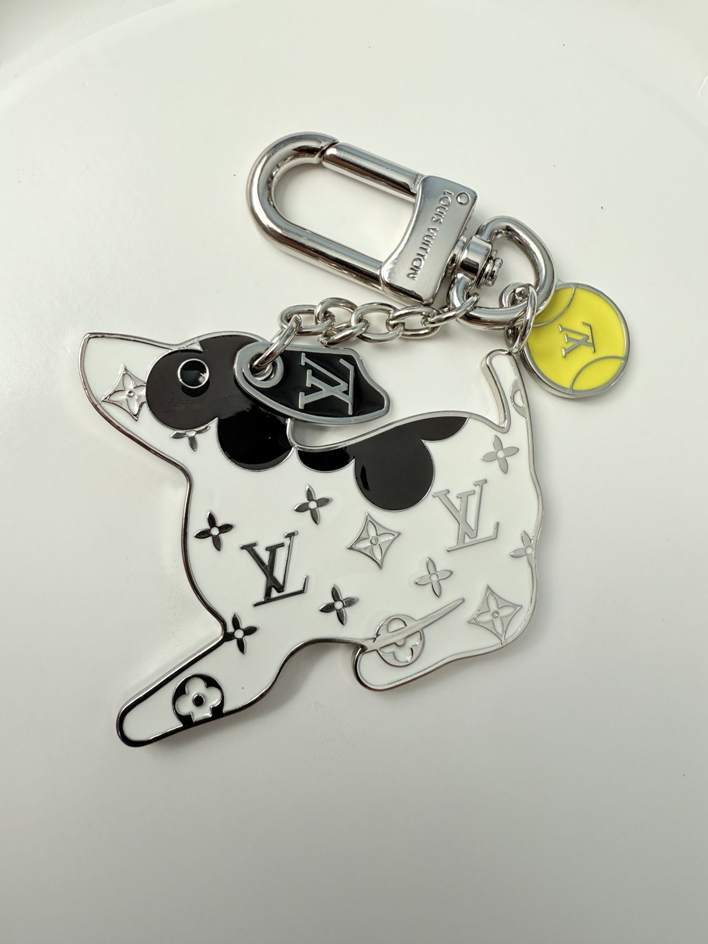 Key Holder Monogram Bijoux Sac Dog Charm