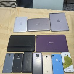 Lot Of iPad Tablets/phones For Parts And Repair 