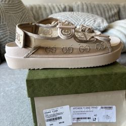 GUCCI CRYSTAL SANDALS