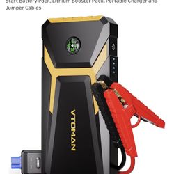 Jump Starter, 2000A Car Battery Jumper Starter Portable for 7L Gas/5L Diesel Engines, Jump Box,12V Auto Jump Start Battery Pack, Lithium Booster Pack,