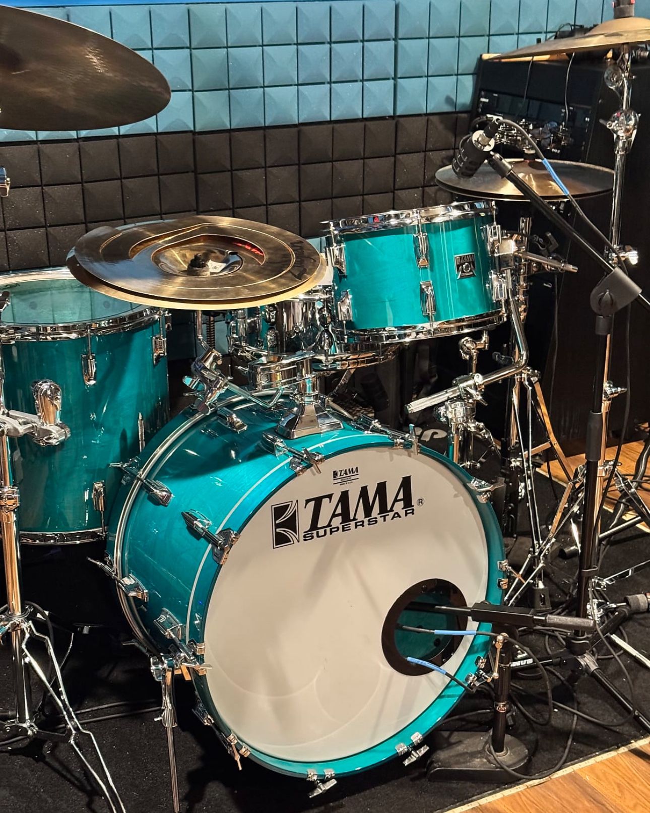 Tama Superstar 50th Anniversary Drum Set – Aquamarine Finish