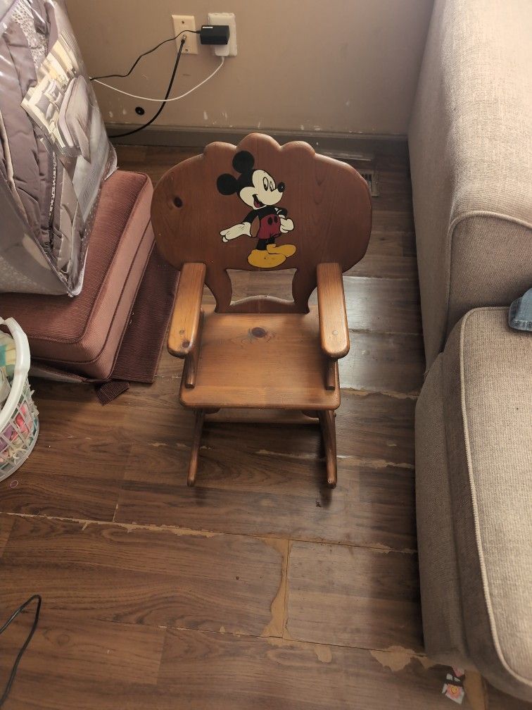 Mickey Mouse Small Rocking Chair