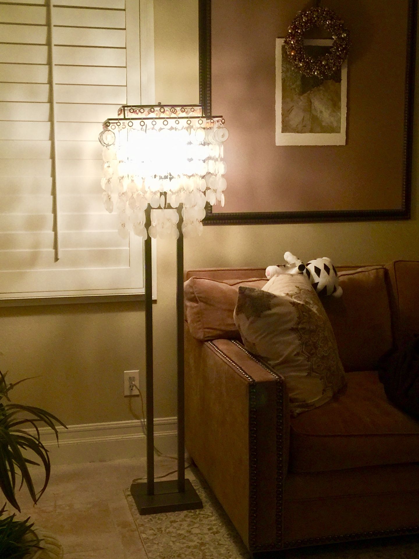 Capiz Shell floor lamp from Pier 1 Imports