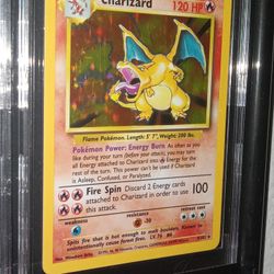 Vintage 1990s POKEMON HOLOGRAPHIC CARDS  Charizard Holo 