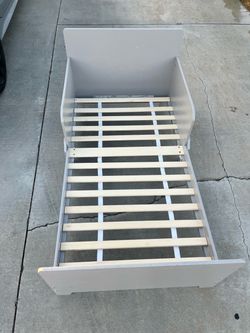 Toddler Bed Frame – Gray – $40