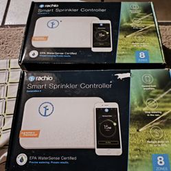 2 Rachio 8ZULW-B (2nd Generation) 8-Zone Smart Phone Sprinkler Controller Timer