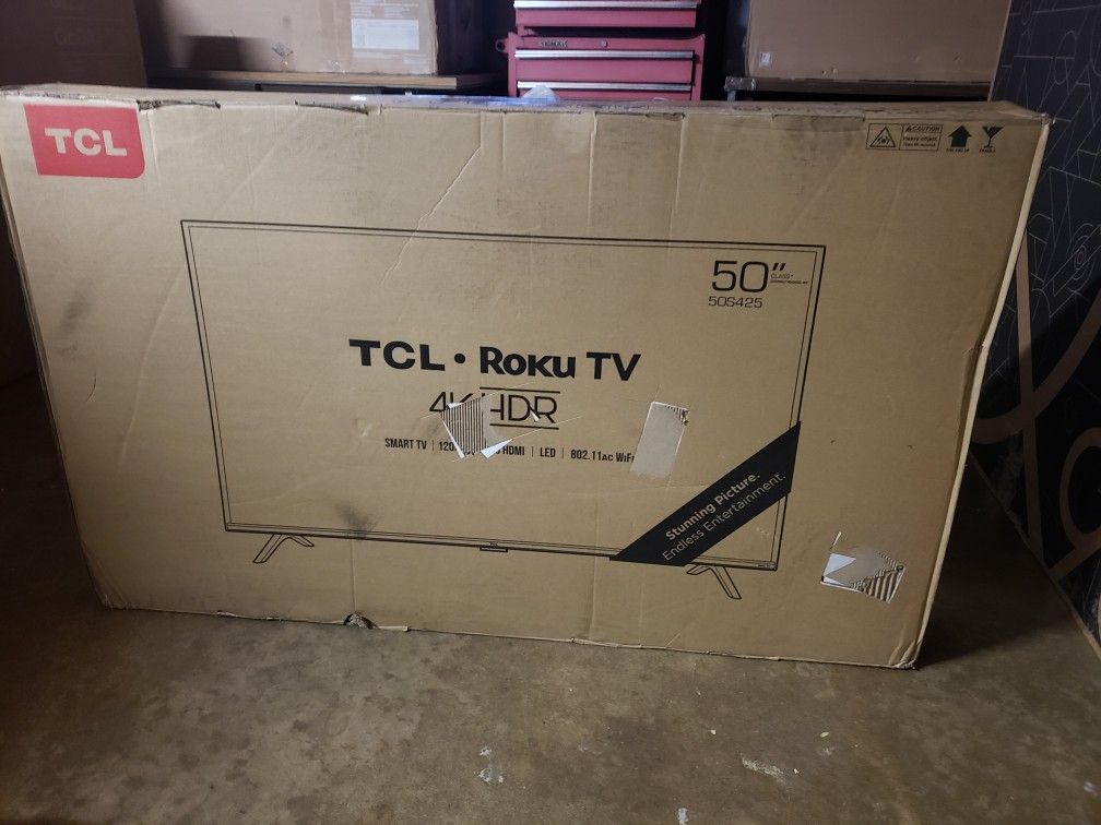 Tv TCL Roku 50", 4k, Smart, Alexa, Google, Excellent