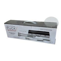 Wolfgang Puck 3pc Stainless Steel Bbq Tools In Case Silver
