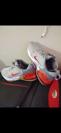 Gray N Red Nike Airmax
