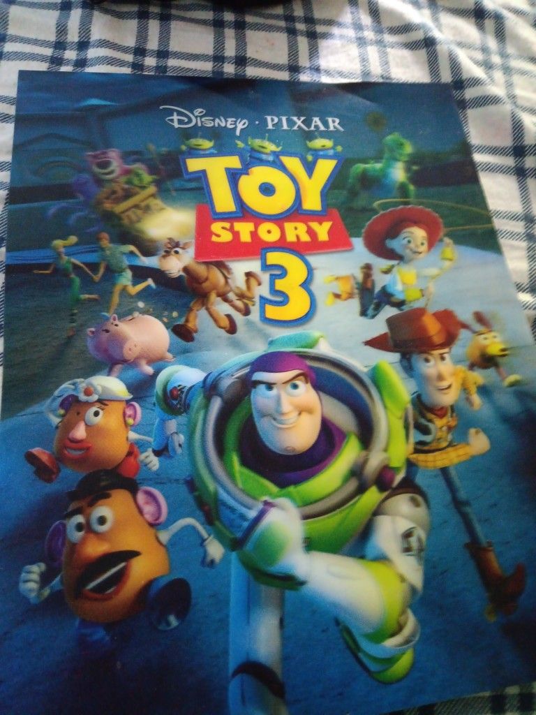 Toy Story 3 3d Motion Litho Graph Poster Movie Promo