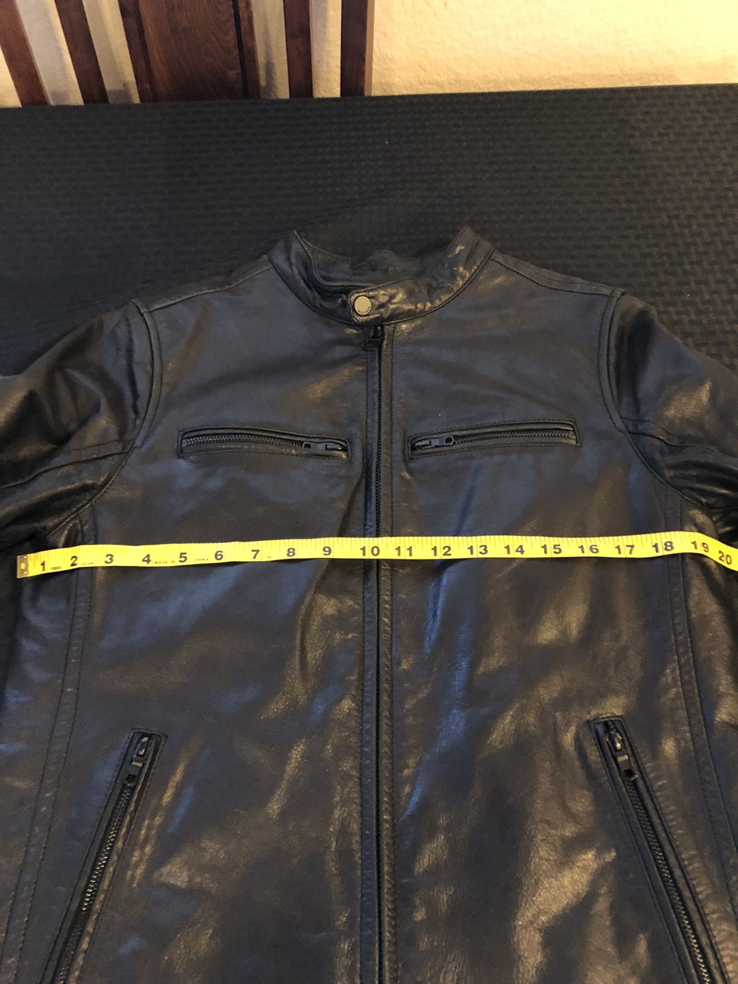 Tommy Hilfiger Black Leather Jacket