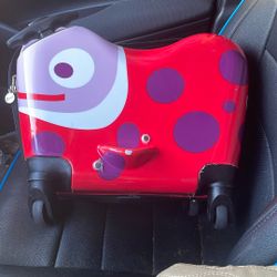 Maleta Ride-On Trolley Ladybug Oops suitcase