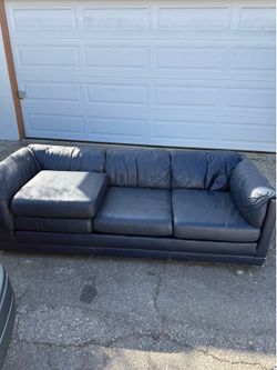 Leather sofa