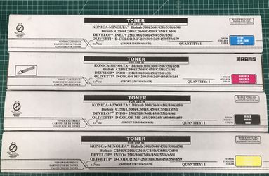 Konica Minolta Toner Set Cyan/Magenta/Yellow/Black Bizhub