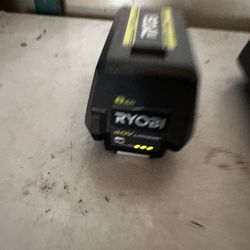 New ryobi 40v 6ah lithium batteries. $150ea or $280 for both. Try before you buy. Pick up only.