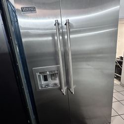 48” Viking Built In Stainless Steel Refrigerator 